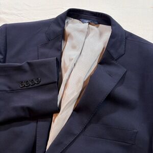 Brooks Brothers Explorer Blazer Mens 44R Navy Blue Wool Regent Fit Sport Coat